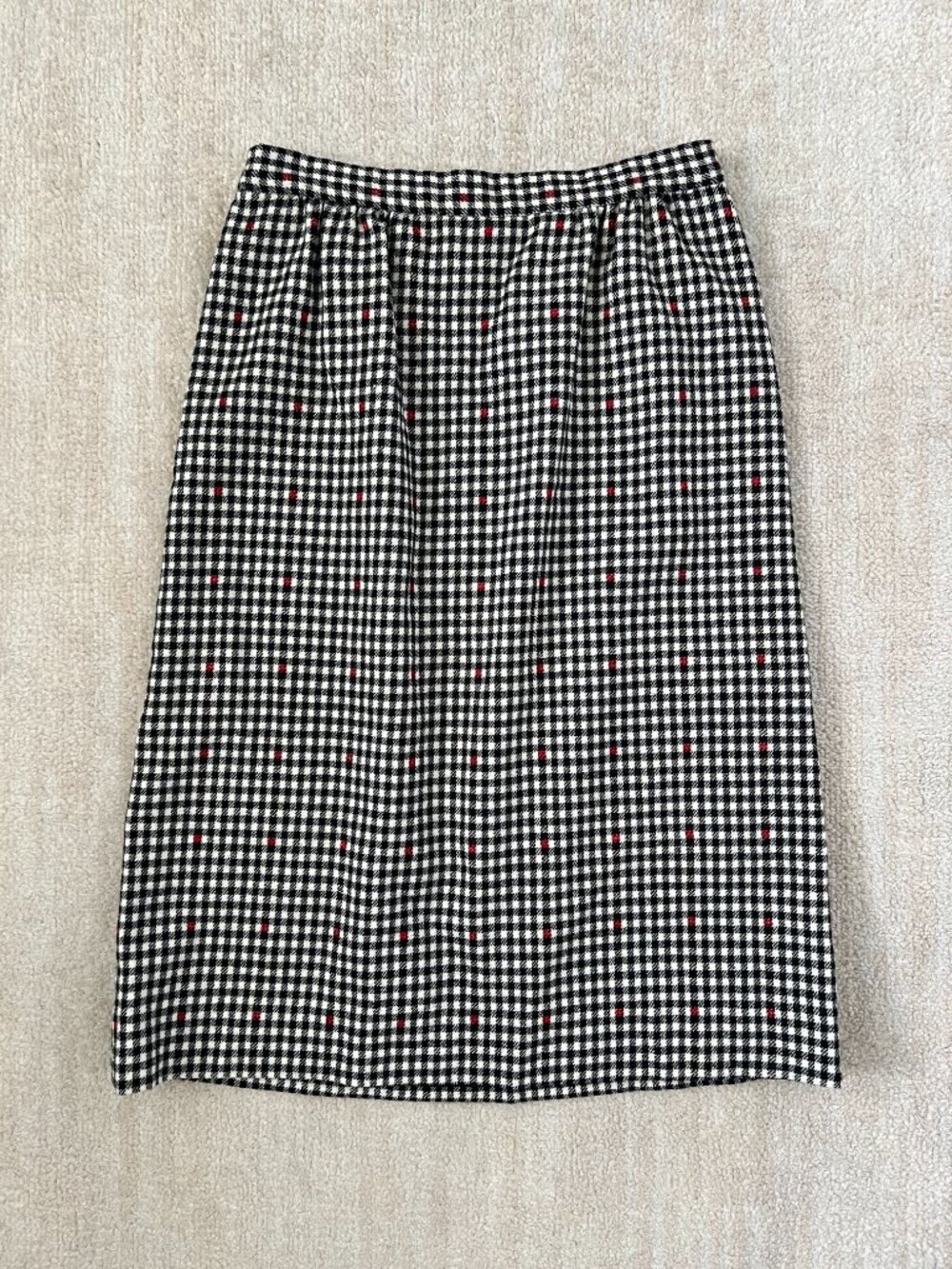 Vintage Pendleton 100% Virgin Wool Plaid Skirt 6 - Picture 4 of 6